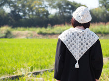 画像をギャラリービューアに読み込む, ブランケットのリーフベレー/リーフショール【糸とレシピのキット】