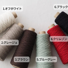 画像をギャラリービューアに読み込む, ブランケットのリーフベレー/リーフショール【糸とレシピのキット】